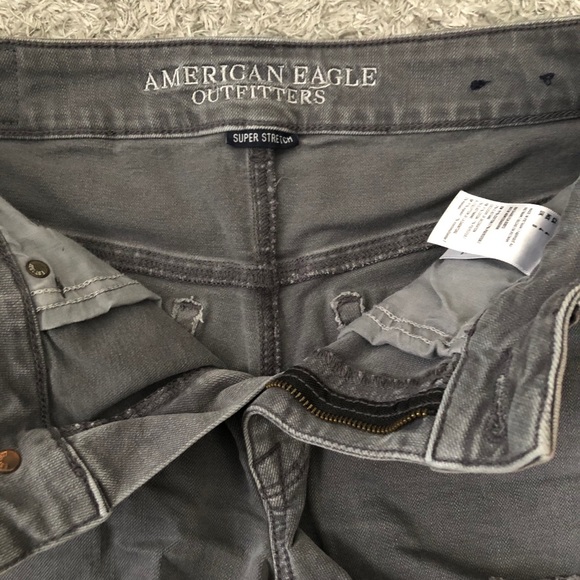American Eagle High-Rise Stretch Denim Shorts - Picture 3 of 5